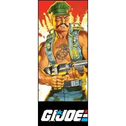 G.I. JOE Hasbro 25th Anniversary 3 3 4 Wave 4 Action Figure Gung-Ho [Marine] by GI Joe