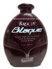 HealthPersonalCare: BACK IN BLAQUE LOTION   8X BRONZERS DARK TANNING EMULSION 13.5oz