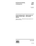 ISO 5061:2002, Animal feeding stuffs - Determination of castor oil seed husks - Microscope method