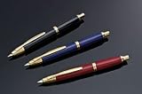 Pilot Vanishing Point Collection Retractable Fountain Pen, Blue with Gold Accents, Broad Nib (60366)