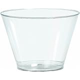 Amscan Plastic Tumblers, 5-Ounce, Clear, 88 Per Package