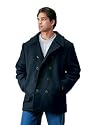 Ultra Force U.S. Navy Type Peacoat - Black - Mens
