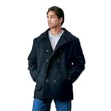 Ultra Force Pea Coat Blk 2x - 3x