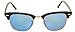 New Ray Ban Clubmaster Flash RB3016 114517 Tortoise/Grey Mirror Blue 51mm Sunglasses