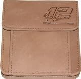 Ryan Newman Brown Leather Credit Card and Coin Fold Wallet