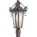 Kichler 49418RZ Outdoor Post Mt 1Lt Rubbed Bronze Nob Hill