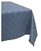 Kitchen & Housewares : Reflections 52 by 70-Inch Oblong / Rectangle Tablecloth, Stone Blue