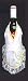 Fancy Champagne or Wine Bottle Covers in White