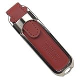 4GB USB 2.0 High Speed Portable Flash Drive (Brown Leather Accents)
