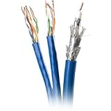 500' 2 CAT5e plus RG6 Quad Shield Bundled Cable (Spool)