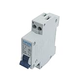 uxcell ブレーカー　レールマウント　電気部品　DIN 1P+N AC 240V 6A