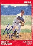 Tommy Kramer, Kinston Indians - Indians Affiliate Autographed Card