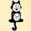 FELIX THE CAT ANIMATED CLOCK (*FREE KEYCHAIN*)
