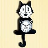 FELIX THE CAT ANIMATED CLOCK