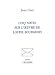 Search : Cinq notes sur l'oeuvre de Louise Bourgeois