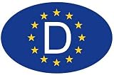 Produkt-Bild: Autoaufkleber Wappen Fahne Europa D Aufkleber Flagge