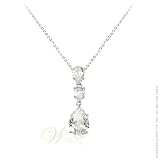 STUDIO 925: *WINDSOR PEAR DROP STERLING SILVER NECKLACE*