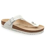 Birkenstock Gizeh - 9 Uk - White - Man Made