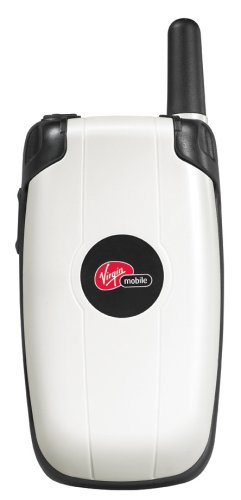 Virgin Mobile Oyster Color Flip Phone - Pearlized White