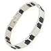 STEELX Polished Steel and Black Bracelet