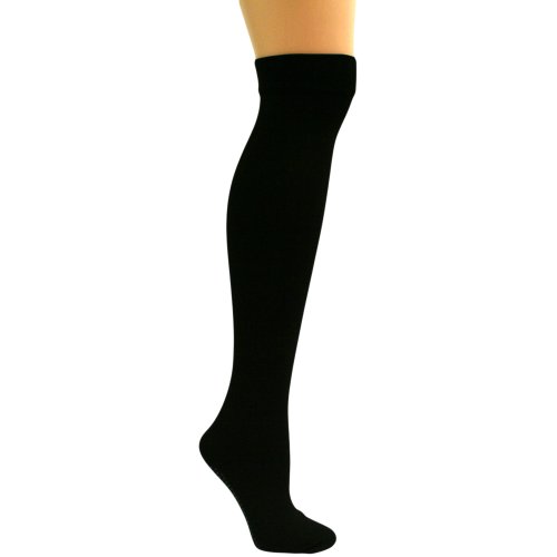 Thermal Black Non-slip Extra Thick Knee Hi Socks