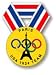 1924 Paris Olympics Five Rings Pin