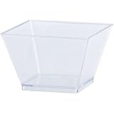 Lillian Tablesettings 20 Count Condiment Bowl, 8-Ounce, Clear