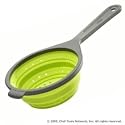 Chef'n COL-542AV Sleekstor Small Collapsible Scoop Colander, Avocado