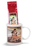 "Brewing Romance" Gift Set - 2oz Latin Lust Coffee (Medium Roast) w/ Mug