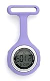 Nurse Digital Silicone Fob Watch - Purple