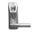 BIOLOCK 333 SN-GR Biometric Fingerprint Entry Lever Door Lock with Remote Control, Satin Nickel