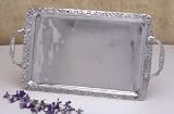 Pewter Bridal Tray with Handles