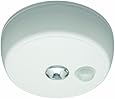 Mr. Beams MB980 Battery-Operated Indoor/Outdoor Motion-Sensing LED Ceiling Light, White