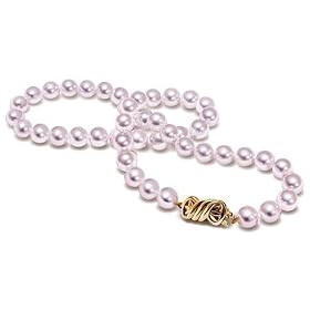 5.5x6mm AAA Quality pearl Japanese Akoya cultured pearl necklace 18 by American Pearl Jewelers