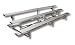 15' TIP 'N ROLL BLEACHERS - 3 ROW-GREEN
