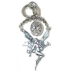 .925 Sterling Silver Fairy belly button ring by Belly Rings in Silver