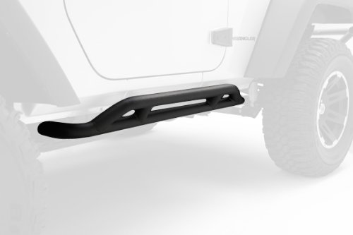 Rugged Ridge 11504.23 RRC Textured Black Rocker Guard - Pair