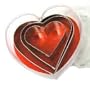 Tinplated 3-pc Heart Shaped Cookie Cutter Set
