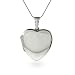 Large Sterling Silver Plain Heart Locket