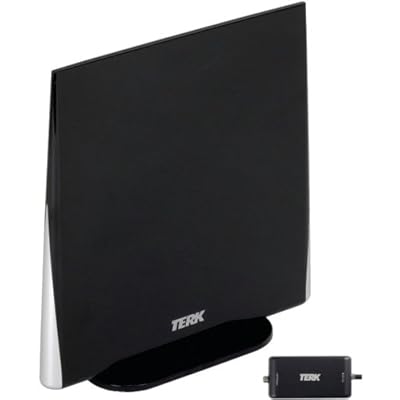 AWM Terk Fdtv2A Flat Omnidirectional Amplified Hdtv Antenna - Hdtv Antennas