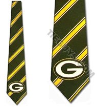 Green Bay Packers Woven TIES Neck Tie