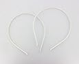 Trimweaver 12-Piece 5mm Satin Covered Metal Headband, 3/16-Inch, White