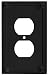 Stanley Home Designs V8062 Prairie Single Duplex Wall Plate, Oil-Rubbed Bronze