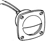 T. H. MARINE SMALL COURTESY LIGHTColor: White