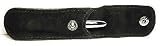 Chrome Bullet Space Pen - With Black Leather Key Chain Pouch