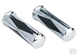 Cruiser Chrome Black Grips Bicycle Bike