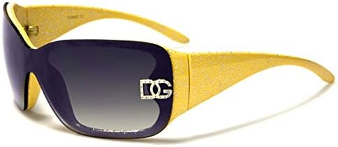 DG Kids AGE 3-12 Butterfly Fashion Sunglasses - Yellow