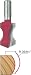 Freud 99-019 1-Inch Convex Edge Router Bit