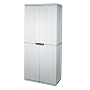Gracious Living 91012-1CFP Cabinet Tall Utility with 4 Shelves