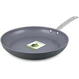 GreenLife 12 Inch Hard Anodized Non-Stick Ceramic Gourmet Fry Pan
